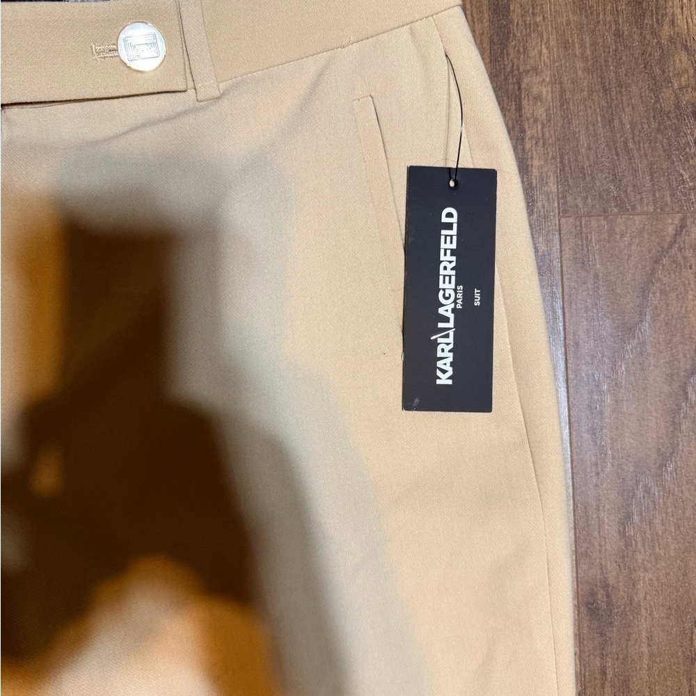 Karl Lagerfeld Cream Trousers - Picture 2 of 8